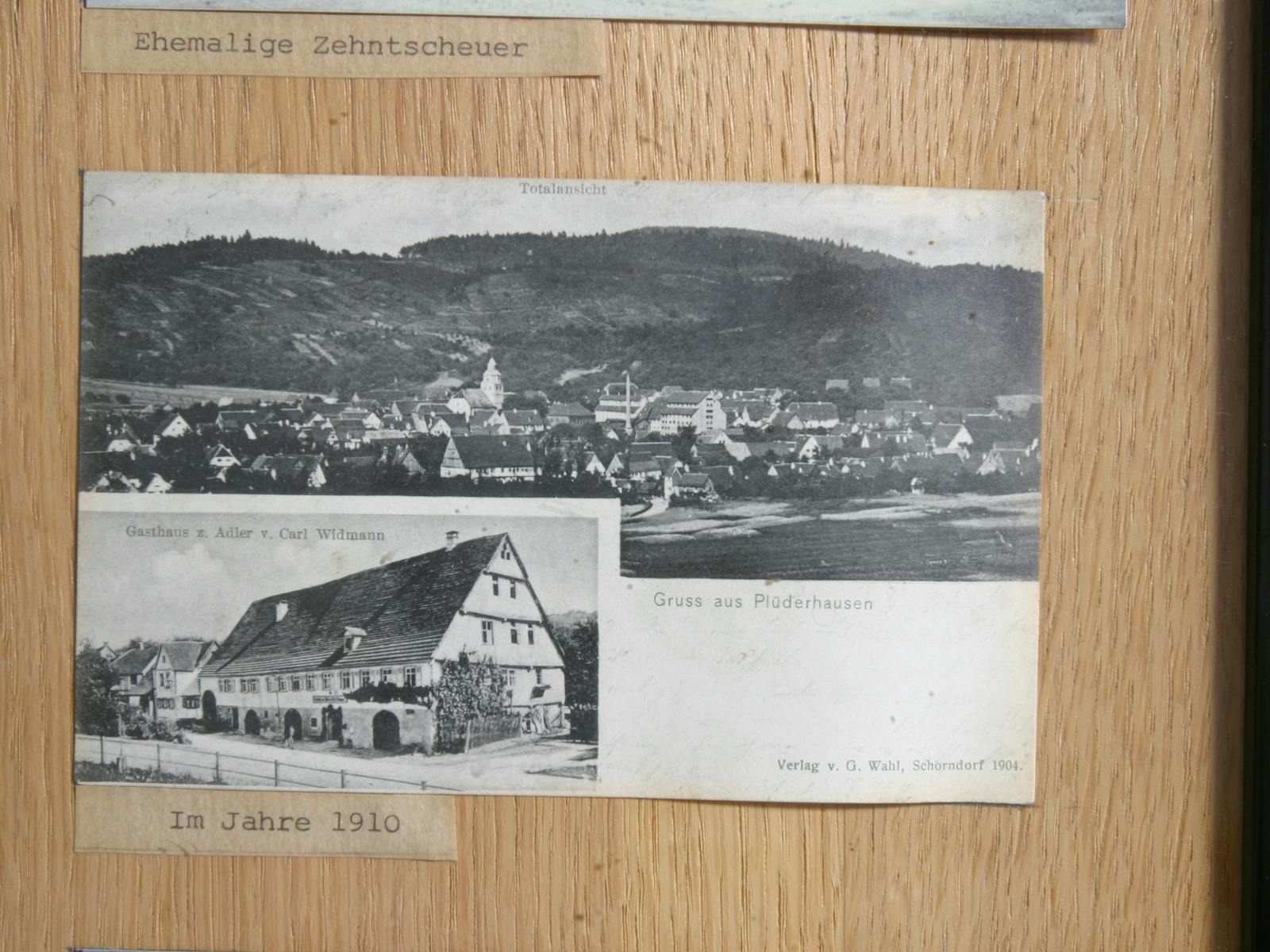 Plüderhausen im Jahre 1910